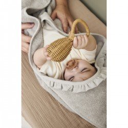 RUFFLE BATHCAPE 80x80 CM ME-TERRY GREIGE