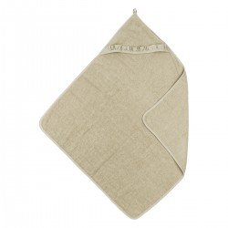 RUFFLE BATHCAPE 80x80 CM ME-TERRY SAND