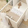 WAFFLE COTT.BLANKET CRIB TOG 1 75x100 CM ME-WAFFLE SAND