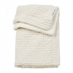 W.COTT.BLANKET TEDDY CRIB TOG2 75x100 CM ME-WAFFLE NATURE