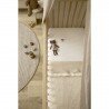 W.COTT.BLANKET TEDDY CRIB TOG2 75x100 CM ME-WAFFLE NATURE