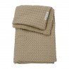 W.COTT.BLANKET TEDDY CRIB TOG2 75x100 CM ME-WAFFLE TAUPE