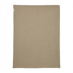 W.COTT.BLANKET TEDDY CRIB TOG2 75x100 CM ME-WAFFLE TAUPE