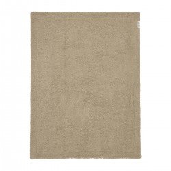 W.COTT.BLANKET TEDDY CRIB TOG2 75x100 CM ME-WAFFLE TAUPE