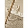 W.COTT.BLANKET TEDDY CRIB TOG2 75x100 CM ME-WAFFLE TAUPE