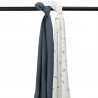 MUSLIN SWADDLES 2-PACK 120x120 CM ME-MOON INDIGO