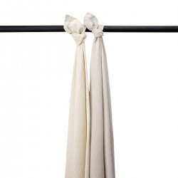 MUSLIN SWADDLES P.WASH. 2 PACK 120x120 CM ME-UNI SOFT SAND/GREIGE
