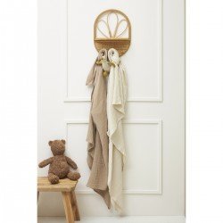 MUSELINA LAVADA GDE PACK DE 2 120x120 CM ME-UNI SOFT SAND/TAUPE