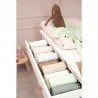 MUSELINA LAVADA MED PACK DE 3 70x70 CM ME-UNI OFF.W/SAND/TOFFEE