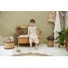 PIJAMA S/M CANALÉ TOG 0.5 80 CM ME-RIB MINI SPOT SAND MELANGE