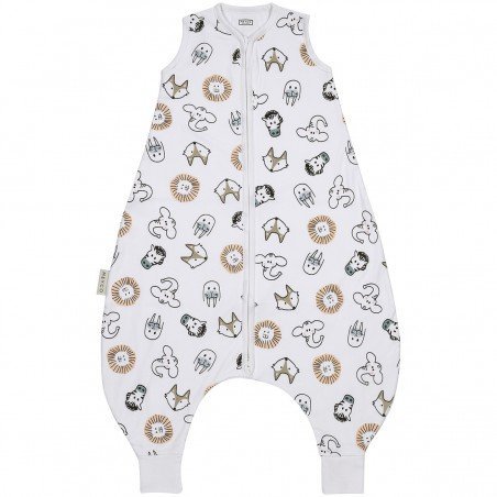 KNIT.S.OV.J. SLEEVED TOG 0.5 92 CM ME-ANIMAL MULTICOLOUR