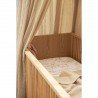 JERSEY FITTED SHEET COT BED 60x120 CM ME-BRANCHES SAND