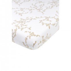 SABANA BAJERA AJUST.MINICUNA 40x80/90 CM ME-BRANCHES SAND