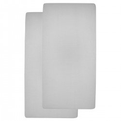 SABANA BAJ.AJUS.CUNA 60 PACK 2 60x120 CM ME-UNI LIGHT GREY