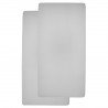 JERSEY F.SHEET COT BED 2 PACK 60x120 CM ME-UNI LIGHT GREY