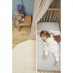 SABANA BAJ.AJUS.CUNA 60 PACK 2 60x120 CM ME-UNI LIGHT GREY