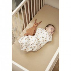JERSEY F.SHEET COT BED 2 PACK 60x120 CM ME-UNI SAND
