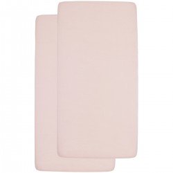 SABANA BAJ.AJUS.CUNA 60 PACK 2 60x120 CM ME-UNI SOFT PINK
