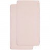 JERSEY F.SHEET COT BED 2 PACK 60x120 CM ME-UNI SOFT PINK