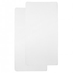 SABANA BAJ.AJUS.CUNA 60 PACK 2 60x120 CM ME-UNI WHITE