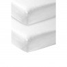 SABANA BAJ.AJUS.CUNA 60 PACK 2 60x120 CM ME-UNI WHITE