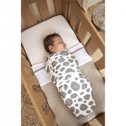 JERSEY FITTED SHEET CO-SLEEPER 50x90 CM ME-UNI OFF WHITE