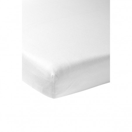 JERSEY FITTED SHEET CO-SLEEPER 50x90 CM ME-UNI WHITE