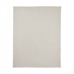 BEDSHEET P.W.MUSLIN CRIB/BASSI 75x100 CM ME-UNI GREIGE