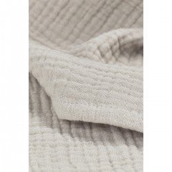BEDSHEET P.W.MUSLIN CRIB/BASSI 75x100 CM ME-UNI GREIGE