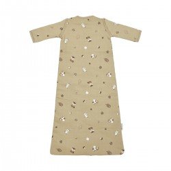 KNIT.SLEEP.B W.DET.SLE.TOG 2.5 90 CM ME-FOREST ANIMALS SAND