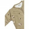 KNIT.SLEEP.B W.DET.SLE.TOG 2.5 90 CM ME-FOREST ANIMALS SAND