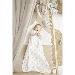 MUSLIN SLEEP.BAG SLEEV.TOG 0.3 70 CM ME-DOTS SAND