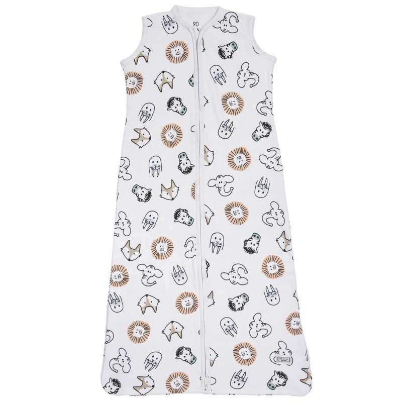 KNIT.SLEEP.BAG SLEEVED TOG 0.3 110 CM ME-ANIMAL MULTICOLOUR