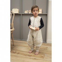 RIB.KNIT S.OV.J SLEEV. TOG 2.0 80 CM ME-RIB MINI SPOT SAND MELANGE
