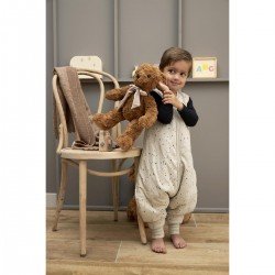 PIJAMA S/M FORR.CANALÉ TOG 2.0 80 CM ME-RIB MINI SPOT SAND MELANGE