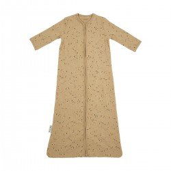 RIB.KNIT SLEEP.B W/SLE TOG 1.0 70 CM ME-RIB MINI SPOT TOFFEE MELANGE