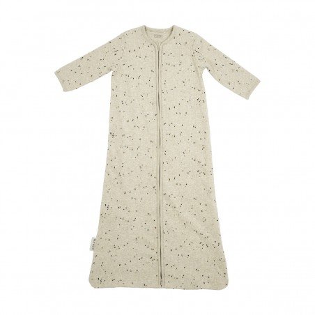 RIB.KNIT SLEEP.B W/SLE TOG 1.0 70 CM ME-RIB MINI SPOT SAND MELANGE