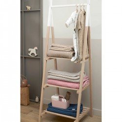 SACO DORMIR C/M CANALÉ TOG 1.0 110 CM ME-RIB MINI SPOT TOFFEE MELANGE