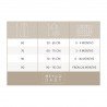 SACO DORMIR S/M CANALÉ TOG 0.3 90 CM ME-RIB MINI SPOT TOFFEE MELANGE