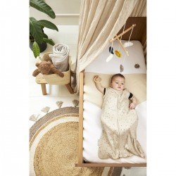 SACO DORMIR S/M CANALÉ TOG 0.3 90 CM ME-RIB MINI SPOT SAND MELANGE
