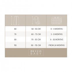 SACO DORMIR C/M DESMOT.TOG 2.5 90 CM ME-SLUB GREIGE