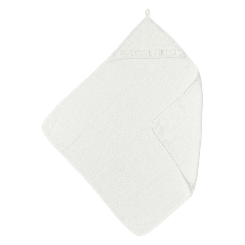 RUFFLE BATHCAPE 80x80 CM ME-TERRY OFF WHITE