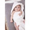 RUFFLE BATHCAPE 80x80 CM ME-TERRY OFF WHITE