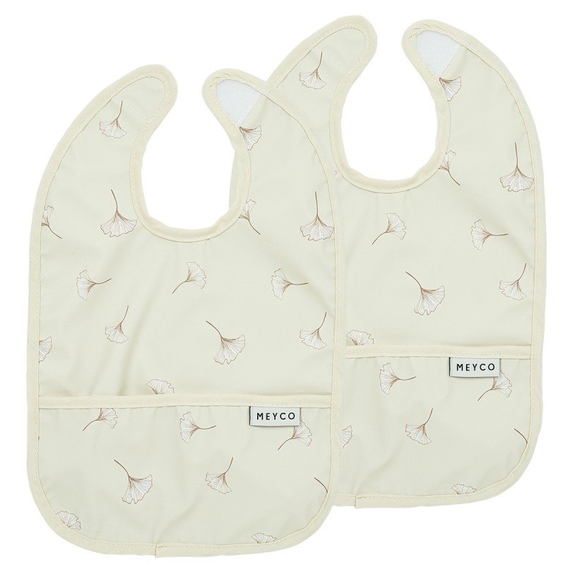 PACK 2 BABEROS PU CUADRADOS 24x33 CM ME-GINGKO MULTICOLOUR
