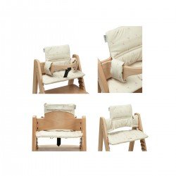 HIGHCHAIR CUSHION 29x27x8 CM ME-GINGKO MULTICOLOUR