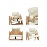 HIGHCHAIR CUSHION 29x27x8 CM ME-GINGKO MULTICOLOUR