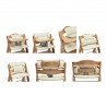 COJIN DE TRONA 29x27x8 CM ME-GINGKO MULTICOLOUR