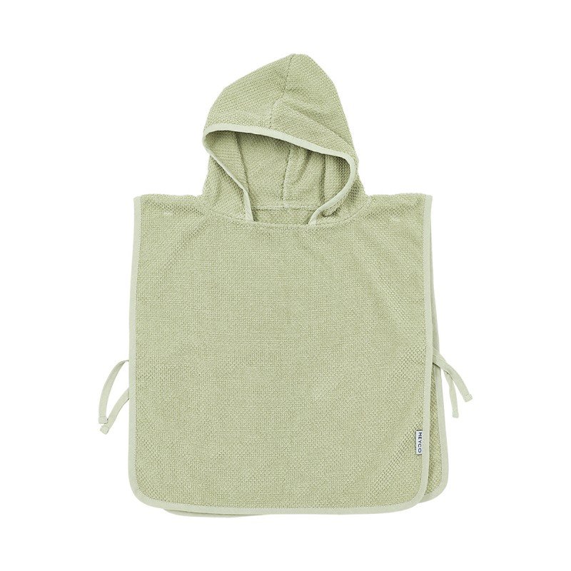BATH PONCHO 1-3 YEARS ME-POPCORN SOFT OLIVE