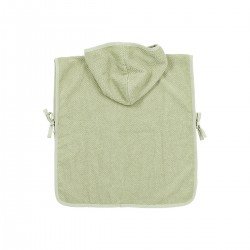 PONCHO DE BAÑO 1-3 YEARS ME-POPCORN SOFT OLIVE