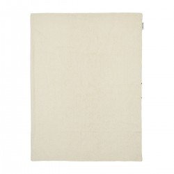 MANTA CUNA 60 MUSELINA PRELAV. 75x100 CM ME-SWEET HEART SOFT SAND/BLACK